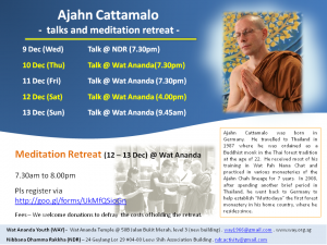 Ajahn Cattamalo Dec 2015